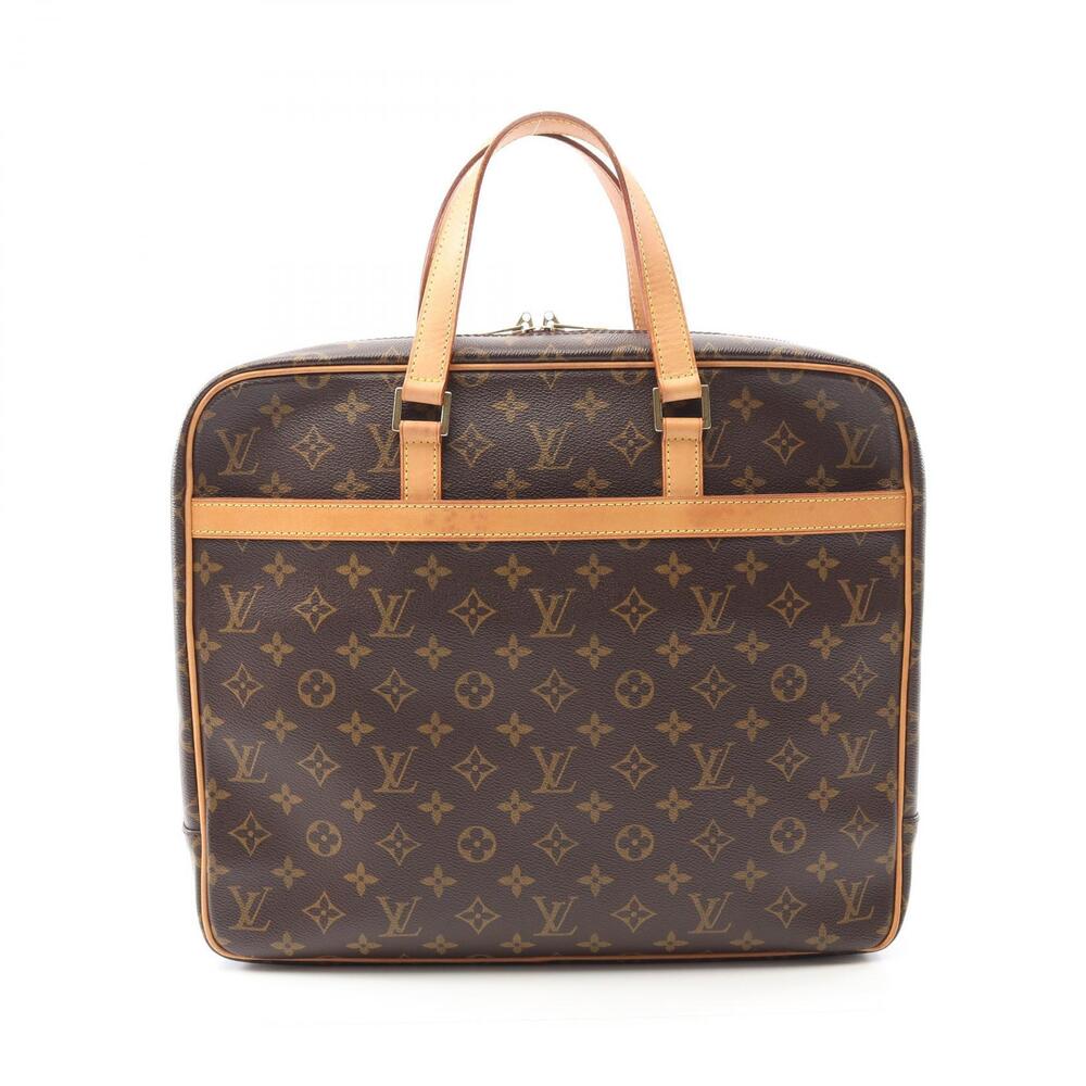 Louis Vuitton Porte document Pegase Briefcase Bag Canvas Leather Monogram Brown